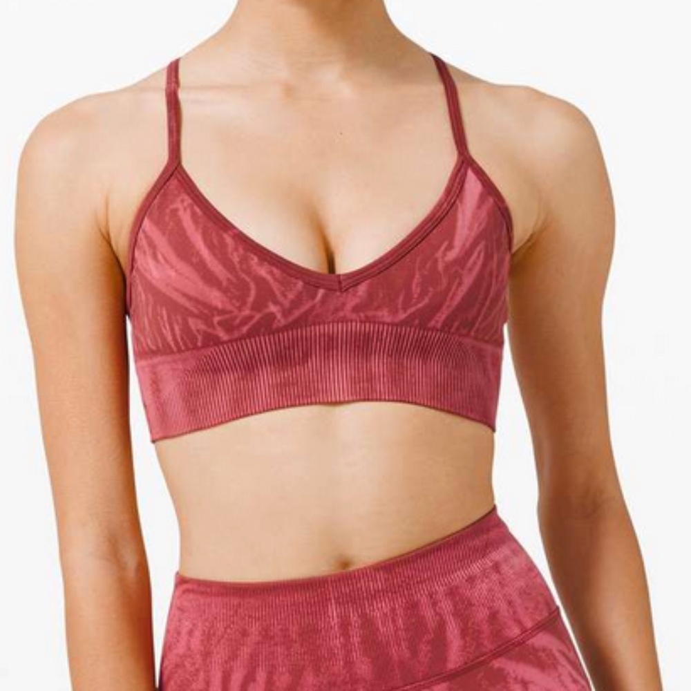 EUC Lululemon Ebb To Street Bra A/B Cup *Wash